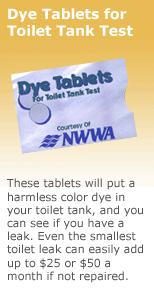 Toilet Tank Test Dye Tablets