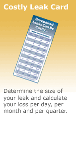 Costly Leak Card Chart